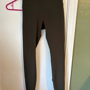 Lululemon Wunder Train Dark Olive 28”